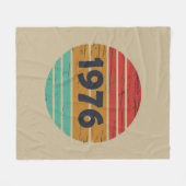 Geboren in 1976  verjaardagscadeau fleece deken (Voorkant (Horizontaal))