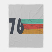 Geboren in 1976  verjaardagscadeau fleece deken (Voorkant)