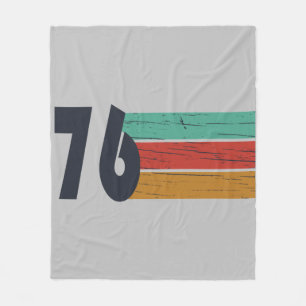 Geboren in 1976  verjaardagscadeau fleece deken