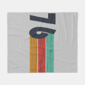 Geboren in 1976  verjaardagscadeau fleece deken (Voorkant (Horizontaal))