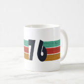 Geboren in 1976  verjaardagscadeau koffiemok (Voorkant rechts)