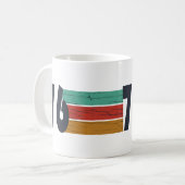 Geboren in 1976  verjaardagscadeau koffiemok (Voorkant links)