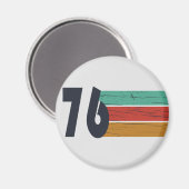 Geboren in 1976  verjaardagscadeau magneet (Voorkant / Achterkant)