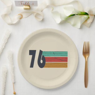 Geboren in 1976  verjaardagscadeau papieren bordje