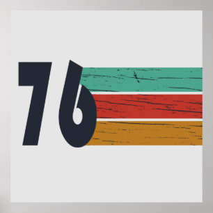 Geboren in 1976  verjaardagscadeau poster