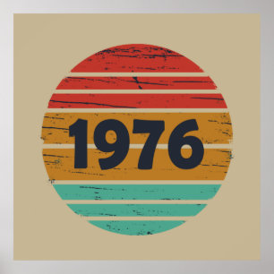 Geboren in 1976  verjaardagscadeau poster