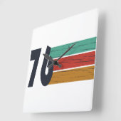 Geboren in 1976  verjaardagscadeau vierkante klok (Hoek)