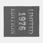 geboren in 1976 verjaardagsdagsdagsrectie fleece deken (Voorkant (Horizontaal))