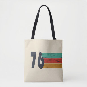 Geboren in 1976 vintage 50e verjaardagscadeau tote bag