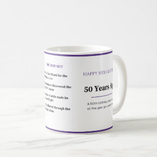 Geboren in 1977 50ste verjaardag Jaar waarin jij w Koffiemok