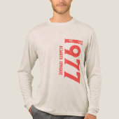 Geboren in 1977 altijd uniek Tri-Blend shirt (Voorkant volledig)