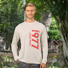 Geboren in 1977 altijd uniek Tri-Blend shirt