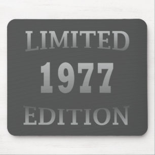 Geboren in 1977, beperkte uitgave muismat