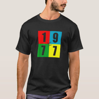 Geboren in 1977 in Retro 45e verjaardag T-shirt