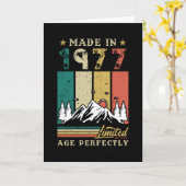 Geboren in 1977 kaart (Gele Bloem)