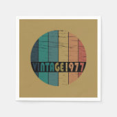 Geboren in 1977 op  verjaardag servet (Voorkant)