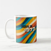 Geboren in 1977 Persoonlijke Mok - 70s Groovy Stre (Links)