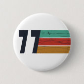 geboren in 1977 verjaardag ronde button 5,7 cm (Voorkant)