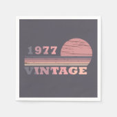 geboren in 1977  verjaardag servet (Voorkant)