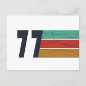 Geboren in 1977  verjaardagscadeau feestdagenkaart (Voorkant)