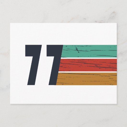 Geboren in 1977  verjaardagscadeau feestdagenkaart (Voorkant)