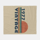 Geboren in 1977  verjaardagscadeau fleece deken (Voorkant (Horizontaal))