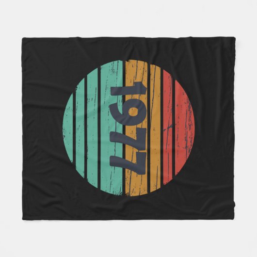 Geboren in 1977  verjaardagscadeau fleece deken (Voorkant (Horizontaal))