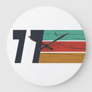 Geboren in 1977  verjaardagscadeau grote klok