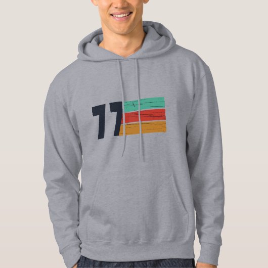 Geboren in 1977  verjaardagscadeau hoodie (Voorkant)