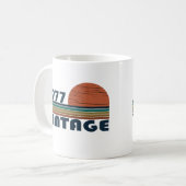 Geboren in 1977  verjaardagscadeau koffiemok (Voorkant links)