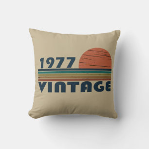 Geboren in 1977  verjaardagscadeau kussen