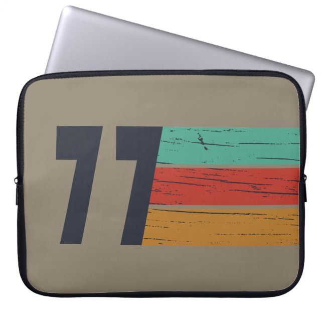 Geboren in 1977  verjaardagscadeau laptop sleeve (Voorkant)