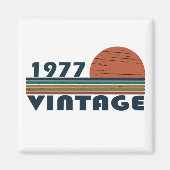 Geboren in 1977  verjaardagscadeau magneet (Voorkant)