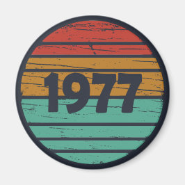 Geboren in 1977  verjaardagscadeau magneet