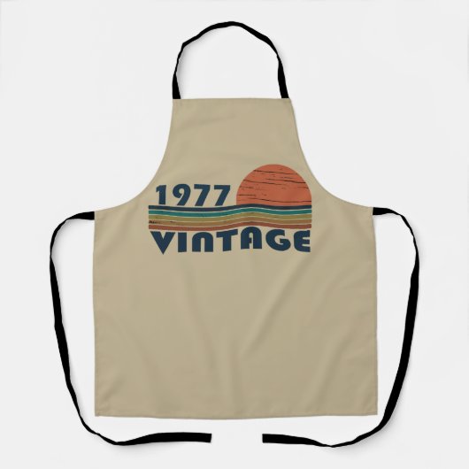 Geboren in 1977 verjaardagscadeau schort (Voorkant)