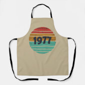 Geboren in 1977  verjaardagscadeau schort (Voorkant)