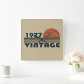 Geboren in 1977 verjaardagscadeau vierkante klok (Huis)