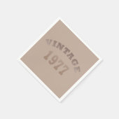 Geboren in 1977  verjaardagsfeest servet (Hoek)