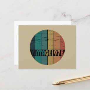 Geboren in 1978  jaar feestdagenkaart