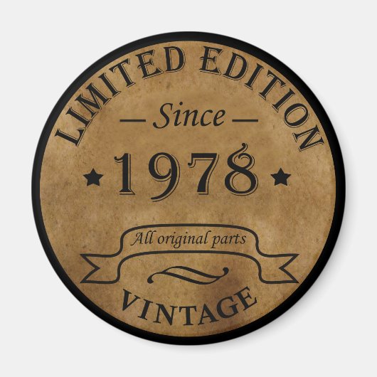 Geboren in 1978  jaar magneet (Voorkant)