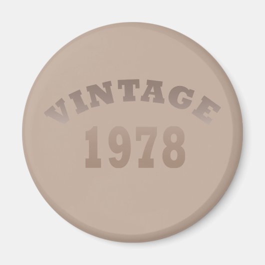 Geboren in 1978 jaar magneet (Voorkant)