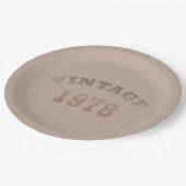 Geboren in 1978  jaar papieren bordje (Gekanteld)