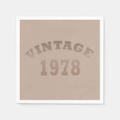 Geboren in 1978 jaar servet (Voorkant)