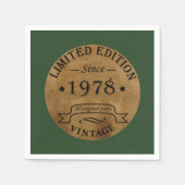 Geboren in 1978 jaar servet (Voorkant)