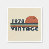 Geboren in 1978  jaar servet (Voorkant)