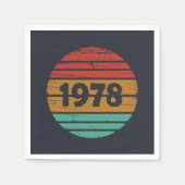 Geboren in 1978  jaar servet (Voorkant)