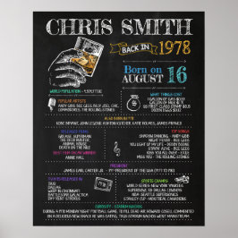 Geboren in 1978 Mannelijke monteur voor een 42e ve Poster