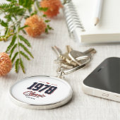 Geboren in 1978. sleutelhanger (Zijkant)