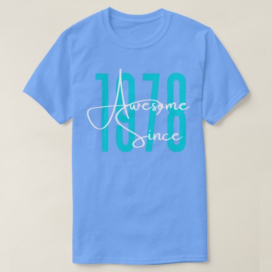 Geboren in 1978 t-shirt (Design voorkant)