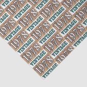 Geboren in 1978 tissuepapier (Detail)